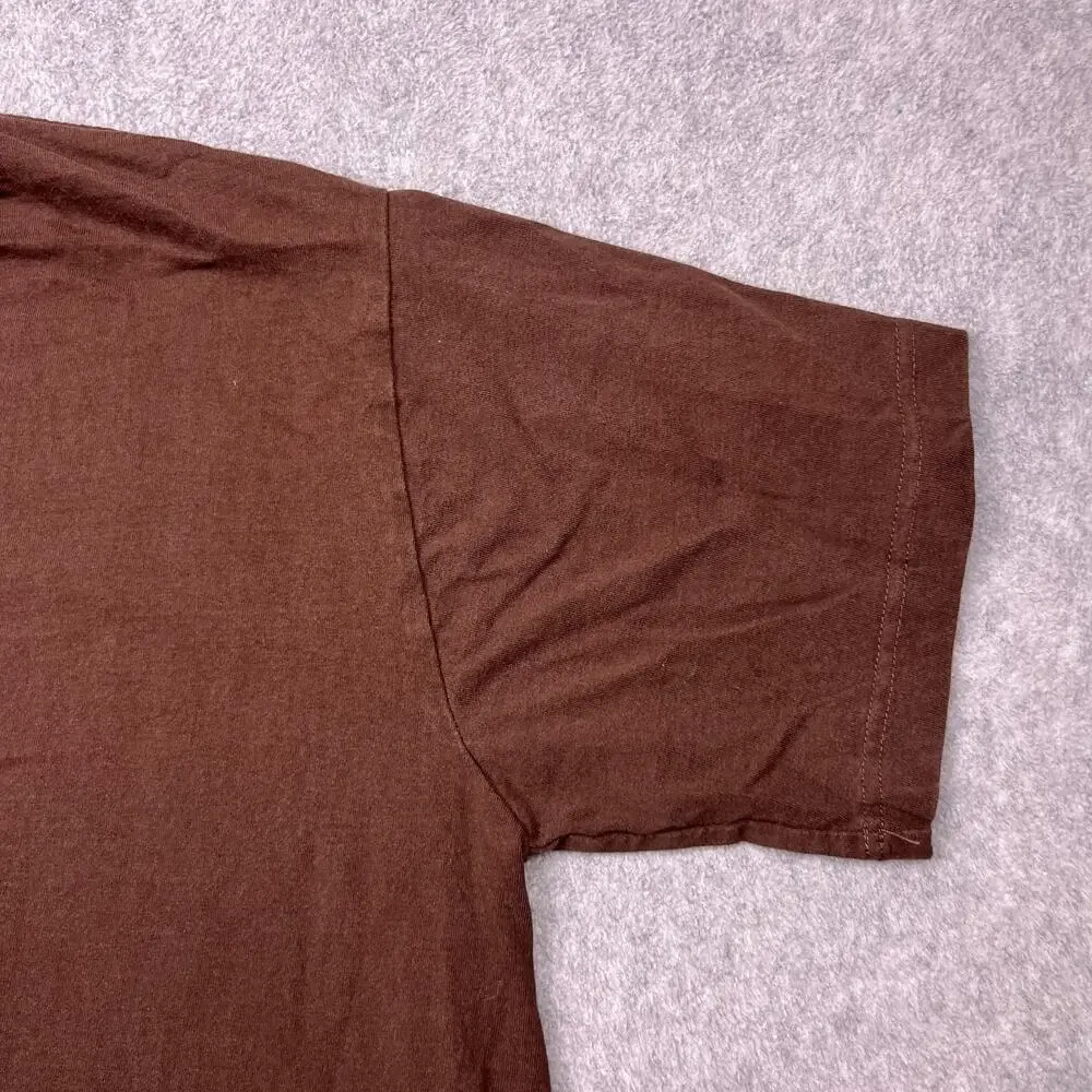 Dream USA T-Shirt Mens 2XL Brown Short Sleeve‎